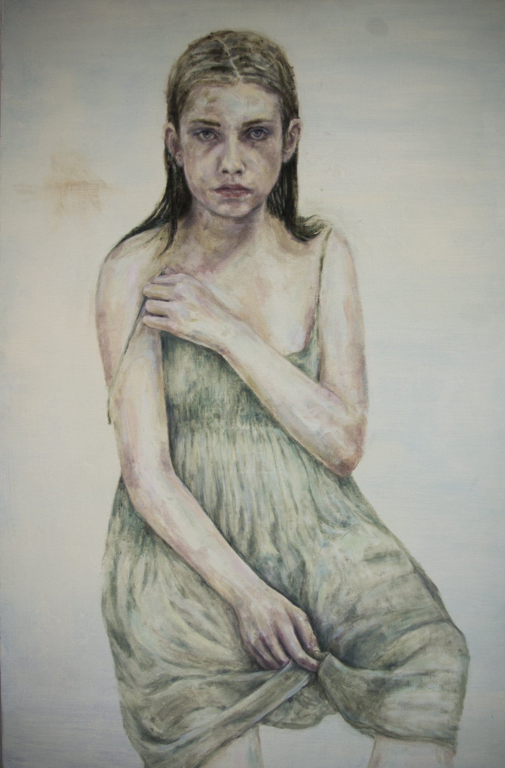 MIROIR II / 2019 Huile sur toile100x65 cm / Eve Servent